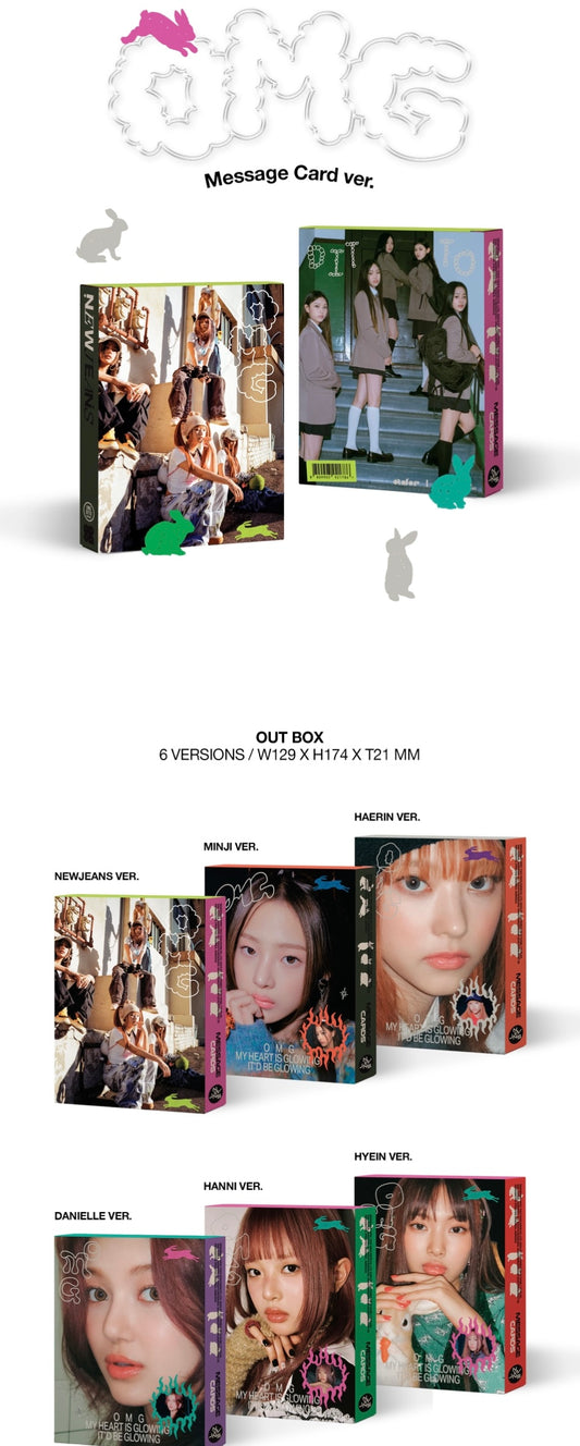 NEWJEANS - OMG (Message Card ver)