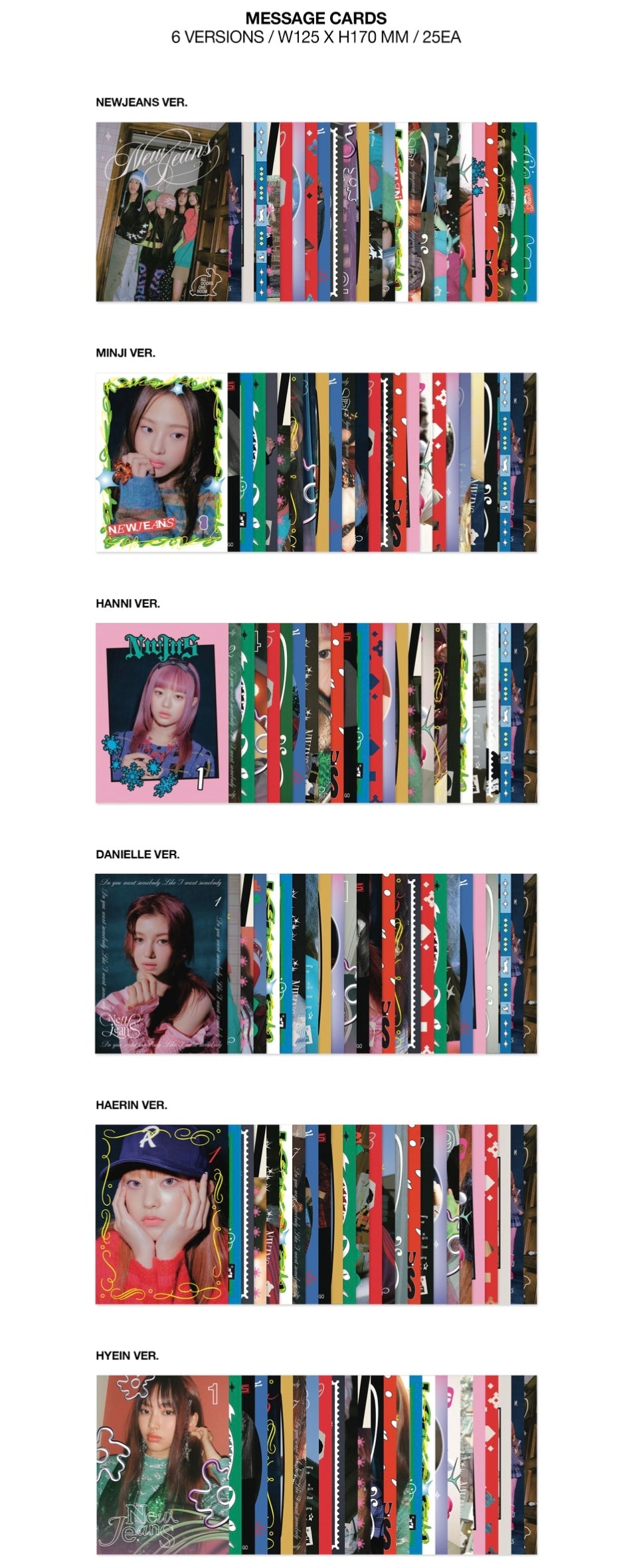 NEWJEANS - OMG (Message Card ver)